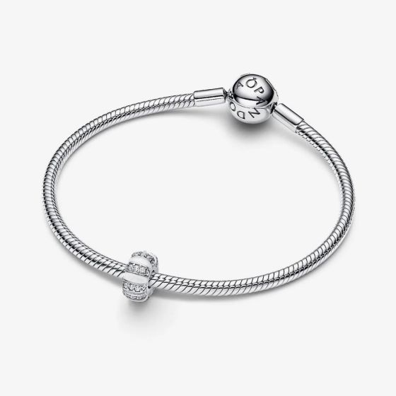 PANDORA 793785C01 Stone Set Enamel Clip Charm - thbaker.co.uk