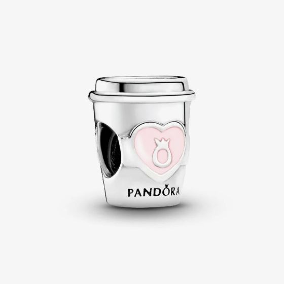 PANDORA Take A Break Coffee Cup Charm 797185EN160
