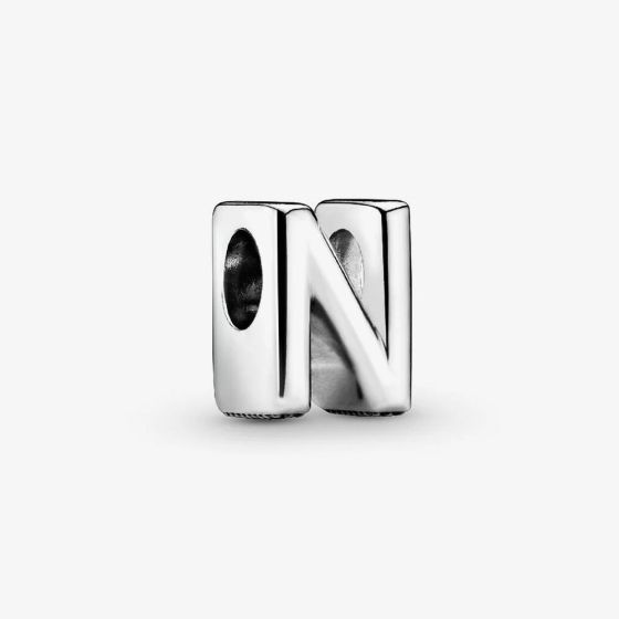 PANDORA Sterling Silver Letter N Charm 797468