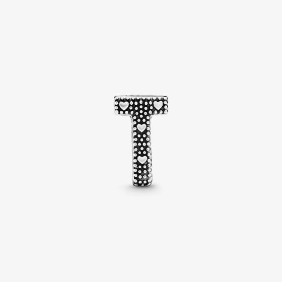 PANDORA Sterling Silver Letter T Charm 797474