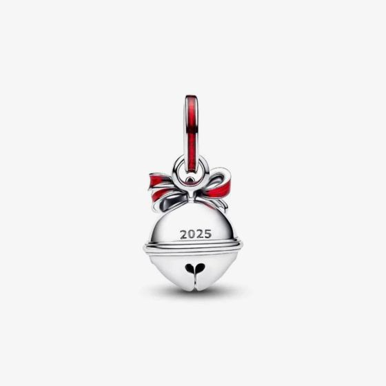 PANDORA 794246C01 Silver Holiday Bell Dangle Charm - thbaker.co.uk