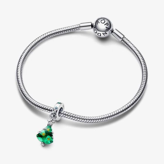 PANDORA 792983C01 Sparkling Christmas Tree Dangle Charm - thbaker.co.uk