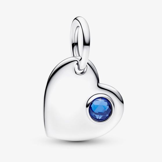 PANDORA September Birthstone Heart Dangle Charm 794295C09