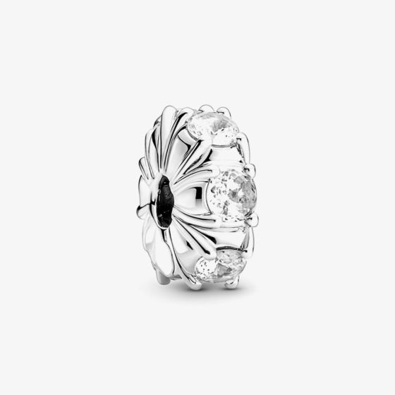 PANDORA Long Pronged Sparkling Clip Charm 790046C01