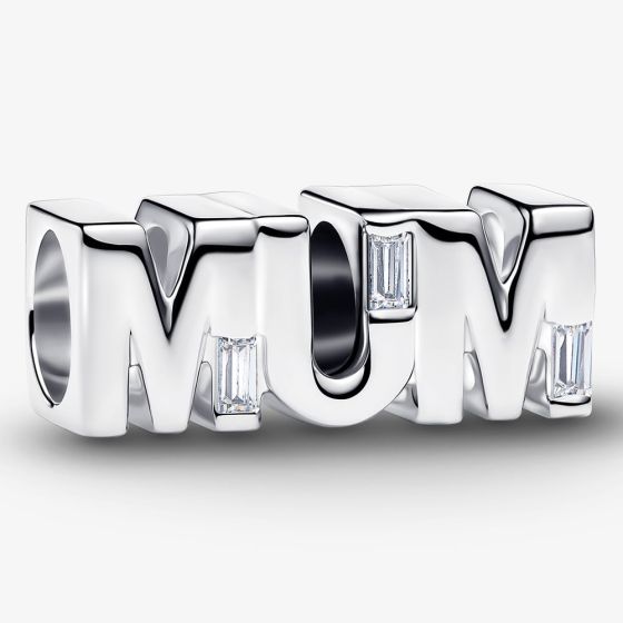 PANDORA Sterling Silver Reversible Mum Charm 794455C01