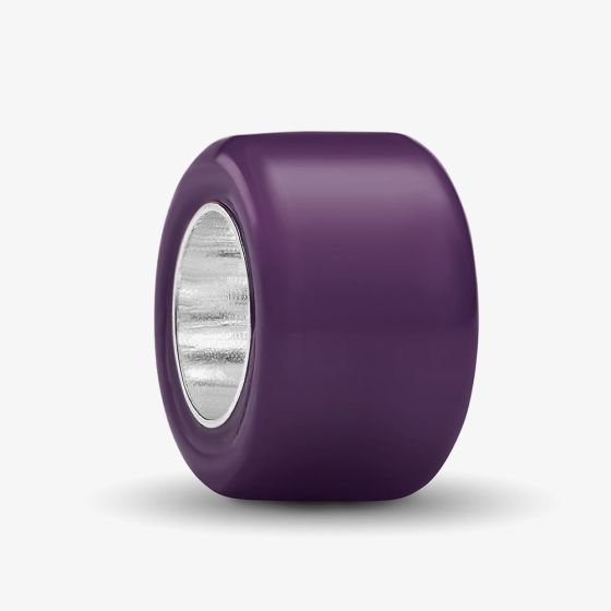 PANDORA Sterling Silver Purple Murano Glass Mini Charm 794773C03