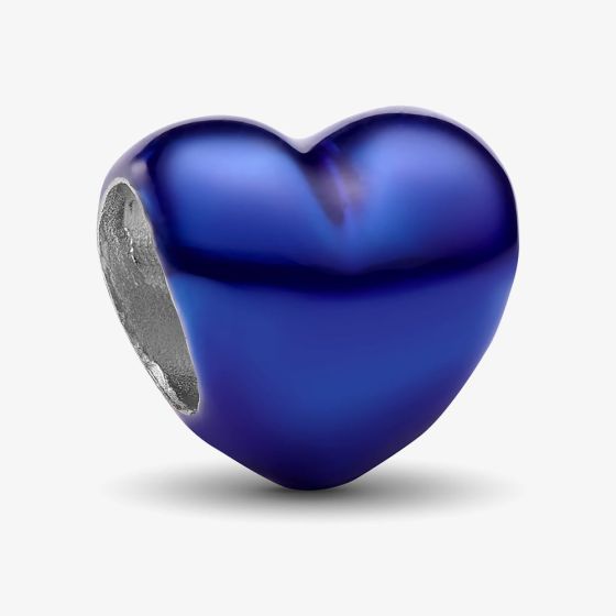 PANDORA Sterling Silver Blue Heart Mini Charm 794785C02