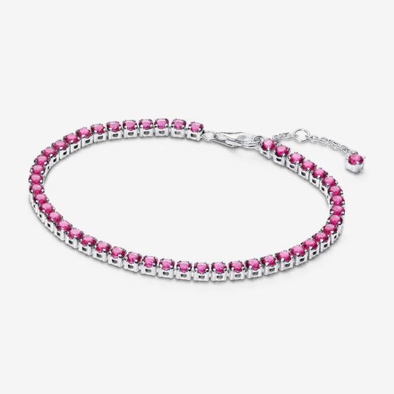 PANDORA Sparkling Pink Tennis Bracelet 591469C04