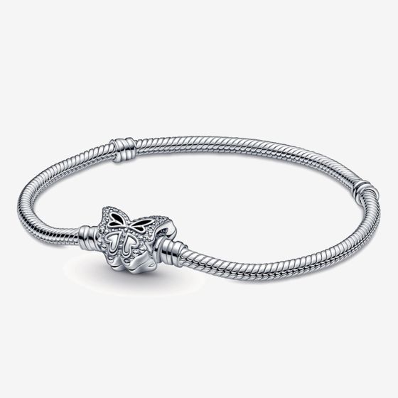 PANDORA Silver Butterfly Clasp Bracelet 590782C01