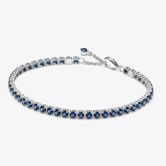 PANDORA Sparkling Blue Tennis Bracelet 591469C02