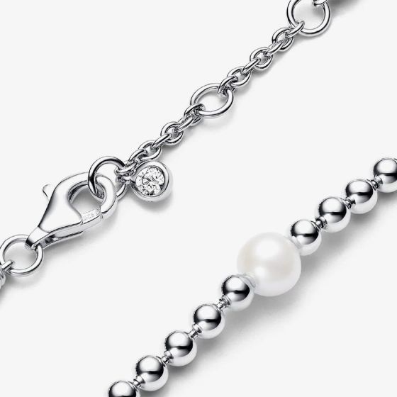 PANDORA 593173C01 Treated Freshwater Pearl Beaded Bracelet - thbaker.co.uk