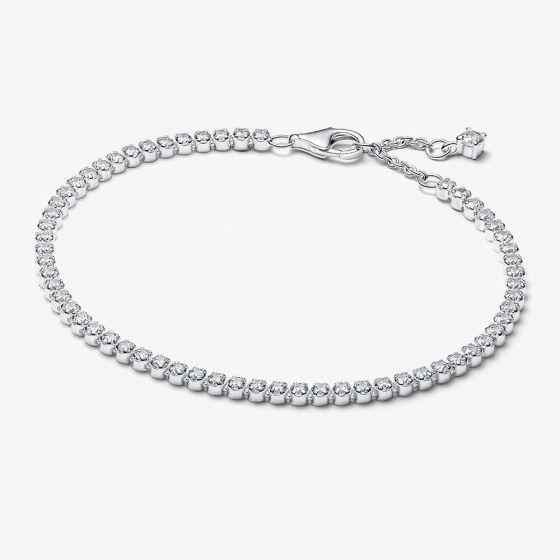 PANDORA Timeless Silver Sparkling Tennis Bracelet 593927C01
