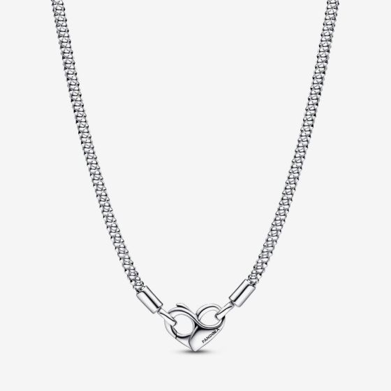 PANDORA Silver Studded Chain Necklace 392451C00-45