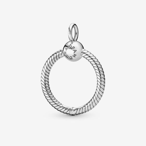 PANDORA Silver Small O Pendant 398296