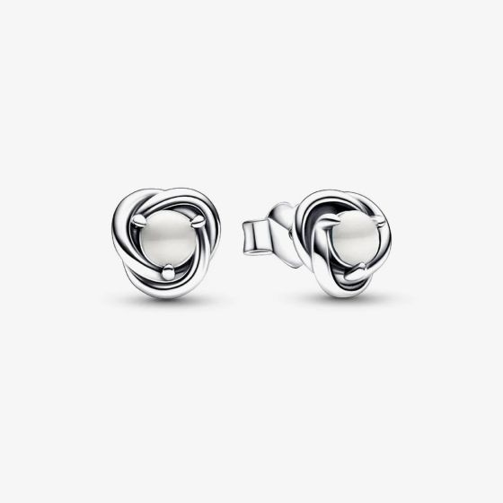 PANDORA June Birthstone Eternity Circle Stud Earrings 292335C03