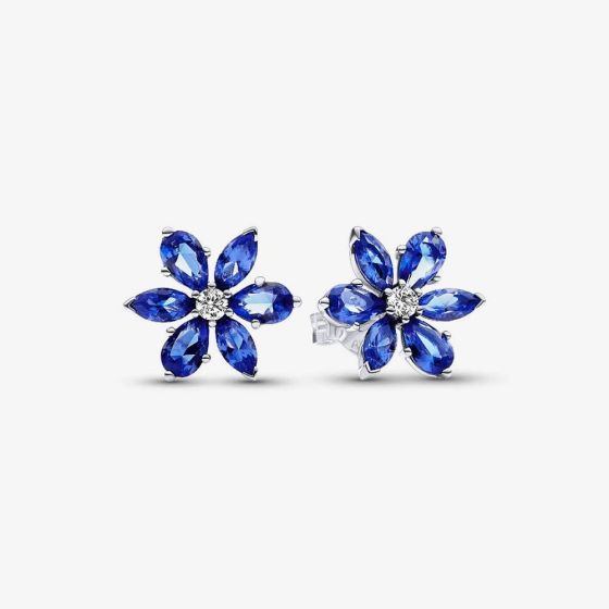 PANDORA Sparkling Blue Herbarium Cluster Stud Earrings 292407C01