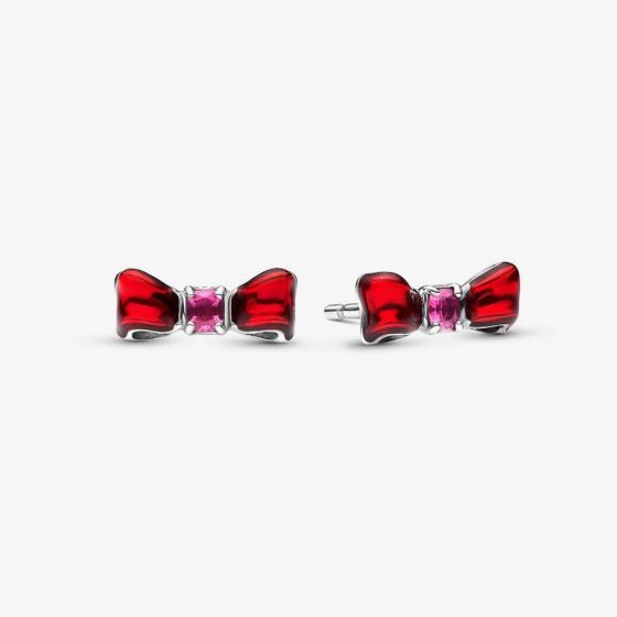 PANDORA Disney Snow White Bow Stud Earrings 293779C01