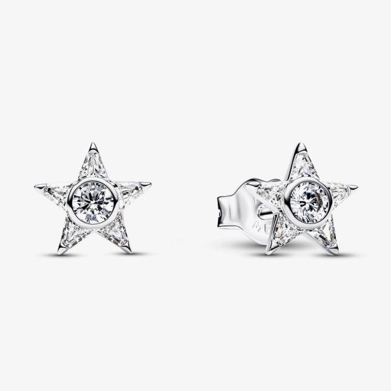 PANDORA Stella Sterling Silver Cubic Zirconia Stud Earrings 295089C01