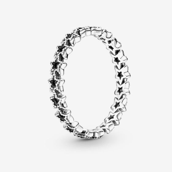 PANDORA Sterling Silver Band Of Stars Ring 190029C00