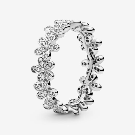 PANDORA Sterling Silver Daisy Flower Ring 190934CZ