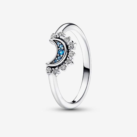 PANDORA Celestial Blue Moon Ring 192675C01