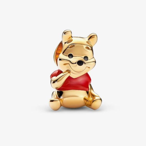 PANDORA Disney 14ct Gold Plated Winnie The Pooh Charm 762212C01