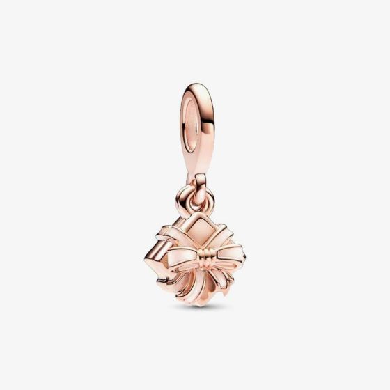 PANDORA 14ct Rose Gold Plated Openable Birthday Gift Charm 782591C01