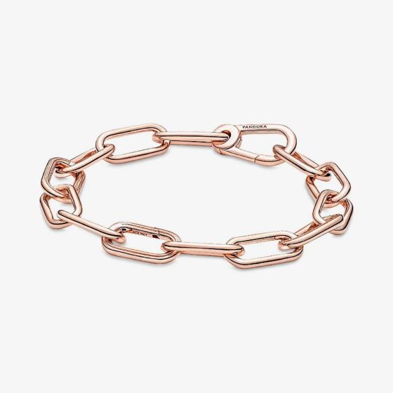 PANDORA ME 14ct Rose Gold Medium Link Chain Bracelet 589588C00