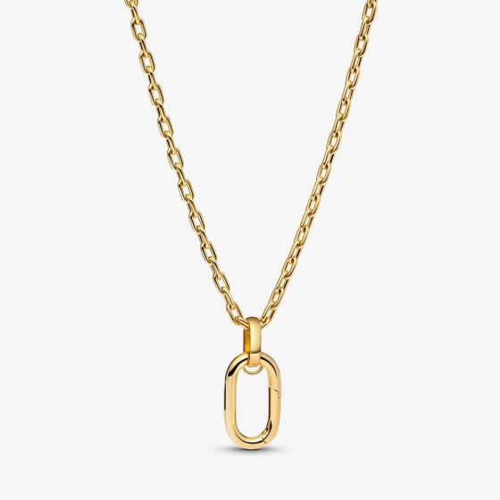 PANDORA 14ct Yellow Gold Plated Open Large Link Chain Pendant Necklace 364083C00-70