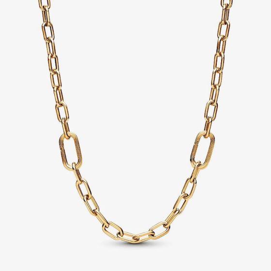 PANDORA ME 14ct Gold Plated Small Link Chain Necklace 369685C00-50