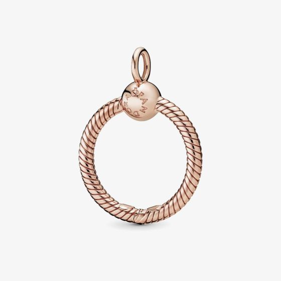 PANDORA Moments 14ct Rose Gold Plated O Loose Pendant 388296