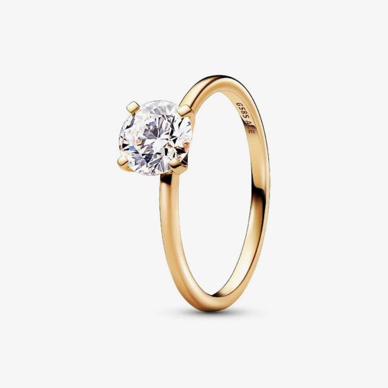 PANDORA Era 14ct Gold 1.00ct Lab Grown Diamond Solitaire Ring 152896C01