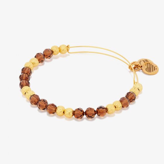 ALEX AND ANI Earth Beaded Bangle A16EB142SG