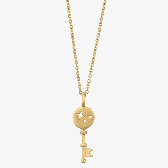 byBiehl Gold Plated Unlock Miracles Necklace 3-2605A-GP-45