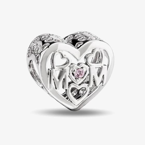 Rosa Lea Mom Heart Charm AM-2THB012004