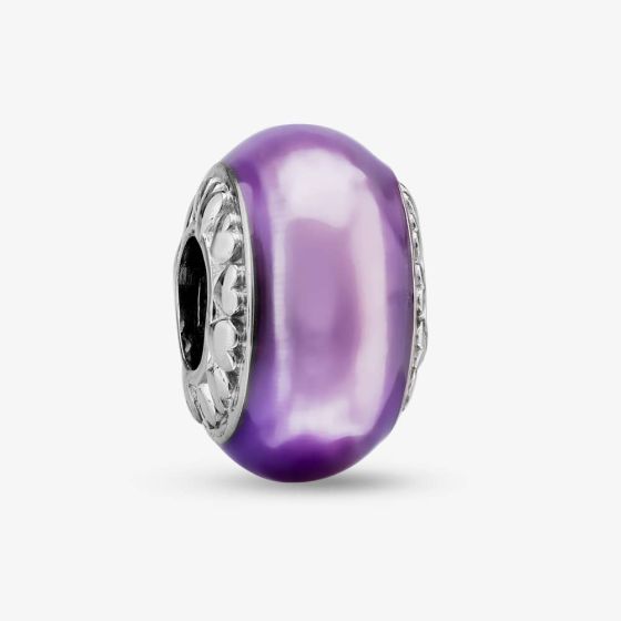 Rosa Lea Purple Enamel Charm AM-2THB003905-Purple