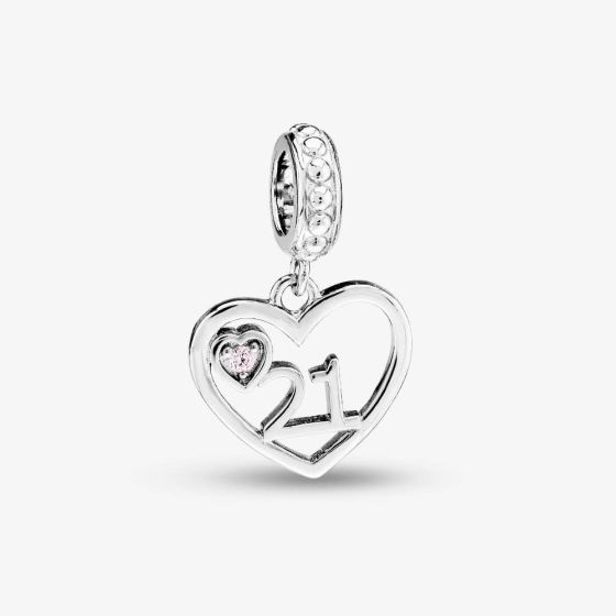 Rosa Lea 21 Heart Dangle Charm AM-2THB004804