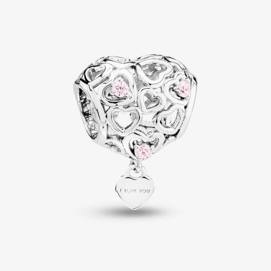 Rosa Lea I Love You Heart Charm AM-2THB007604