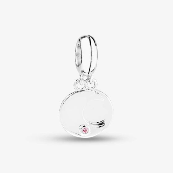 Rosa Lea Double Moon Dangle Charm AM-2THB003104