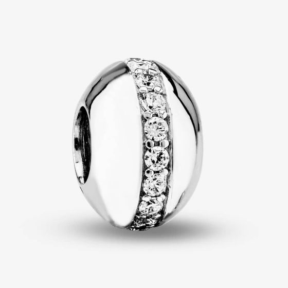 Rosa Lea White Line Charm AM-2THB003704-White