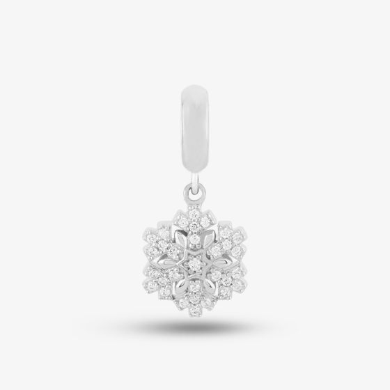 Rosa Lea Snowflake Dangle Charm AM-2THB024304