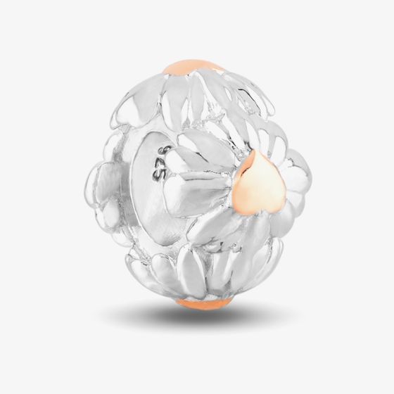 Rosa Lea Flower Spacer Charm AM-2THB030007