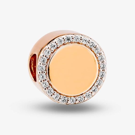 Rosa Lea Round Charm AM-2THB011706