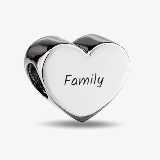 Rosa Lea Family Heart Charm AM-2THB001704