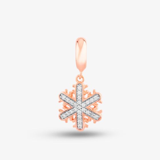 Rosa Lea Snowflake Dangle Charm AM-2THB023906