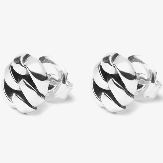 Buddha To Buddha Silver Chain Stud Earrings 481 ONE