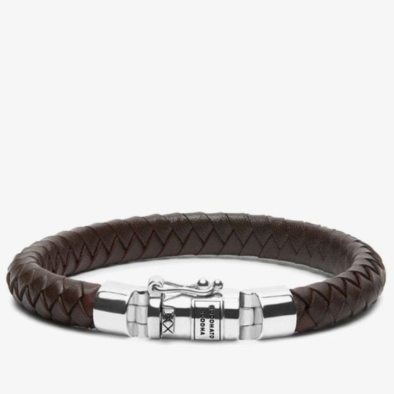 Buddha To Buddha Brown Leather Bracelet 180BR F (21CM)