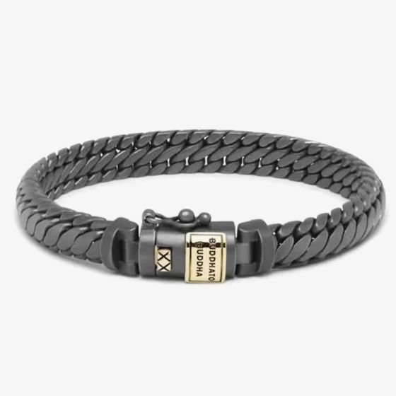 Buddha To Buddha Ben Xs Black Rhodium Gold Bracelet J070BRG F (21CM)