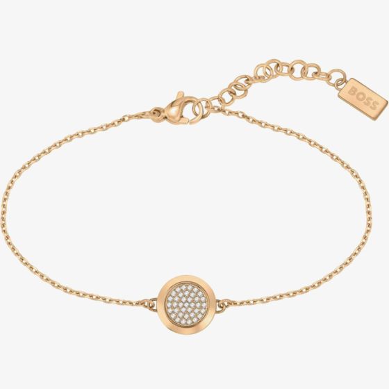 BOSS Medallion Gold Plated Bracelet 1580384