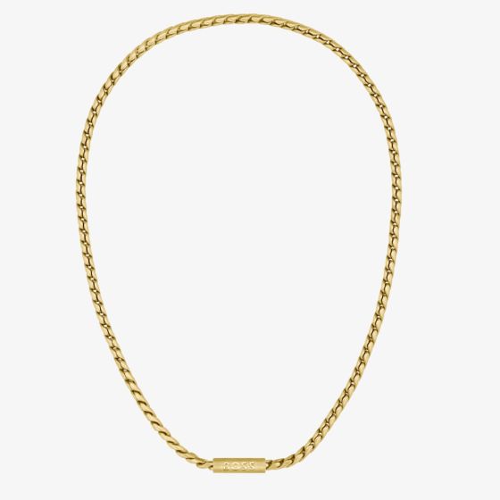 BOSS Mens Doran Gold Necklace 1580694